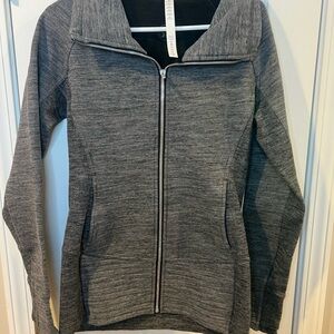 Lululemon Athletica Gray Zip-Up Hoodie